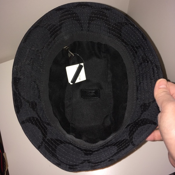 Coach Signature Fedora Hat Women Size M/L New NWT - Picture 6 of 9